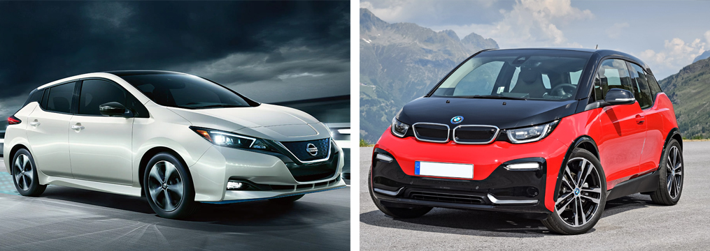 Coche eléctrico Nissan Leaf y BMW i3 entre los mejores vehículos eléctricos del mercado