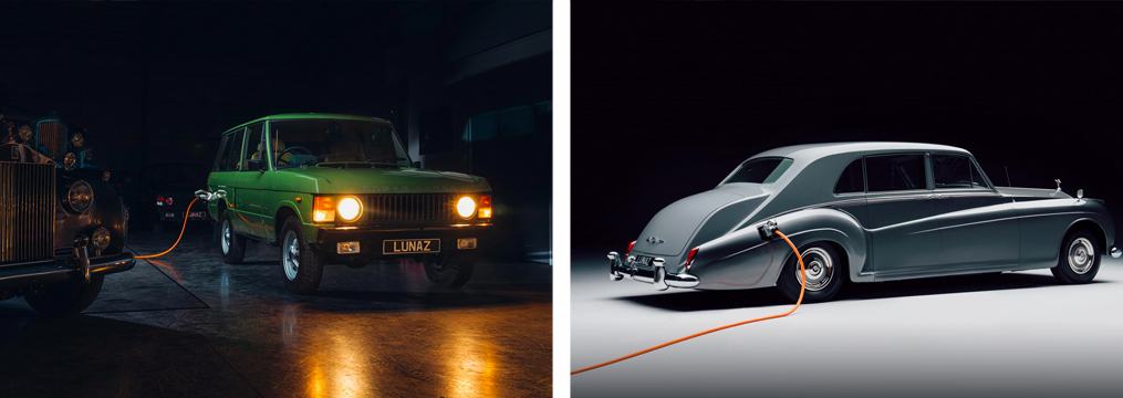 Rolls Royce y Land Rovers reacondicionados para ser vehículos eléctricos