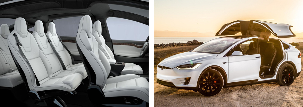 Los vehículos eléctricos más rápidos del mercado. Posición 8: Tesla Model X