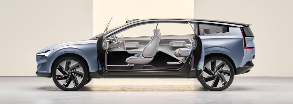Volvo muestra el interior sostenible de su visión Concept Recharge